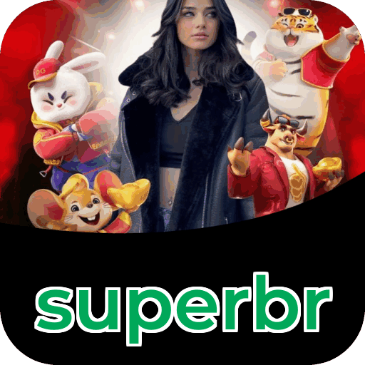 Interface do aplicativo superbr mostrando jogos disponíveis no iOS e Android